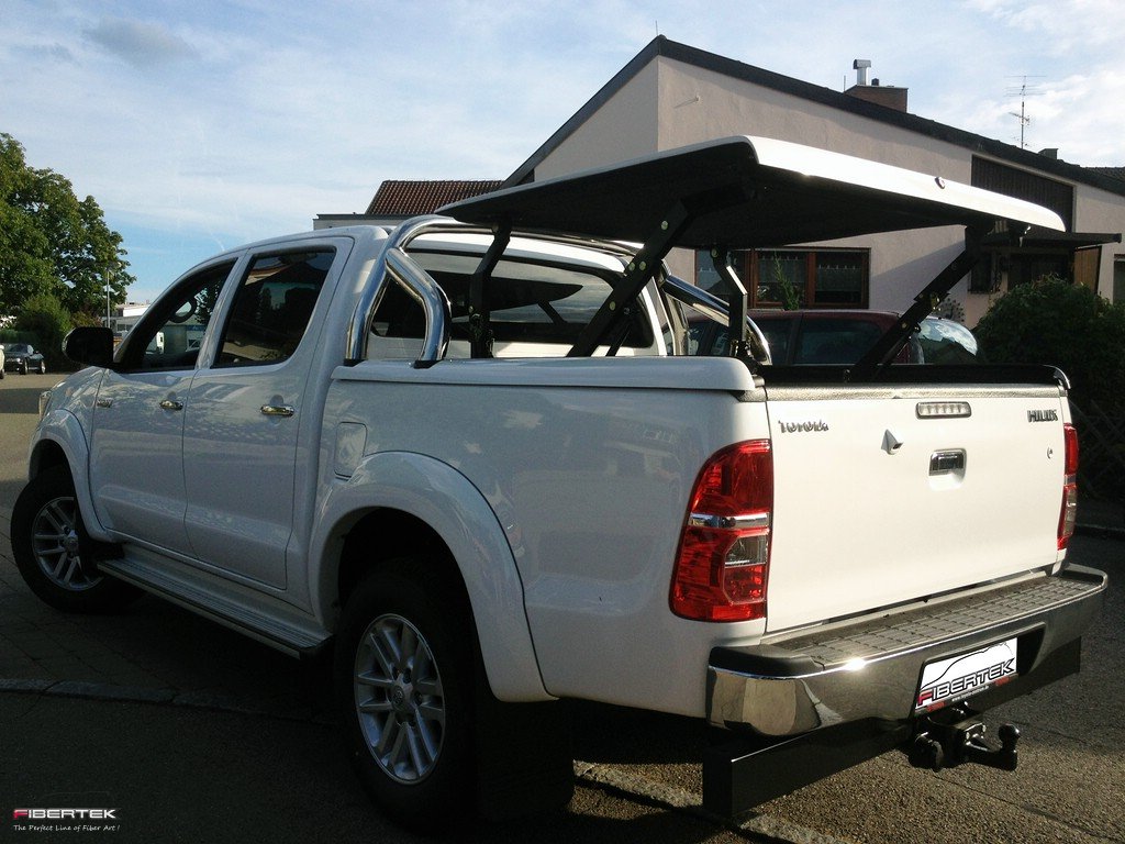 TOYOTA HILUX VIGO D-CAB TOPUP COVER  MED RULLESTANG