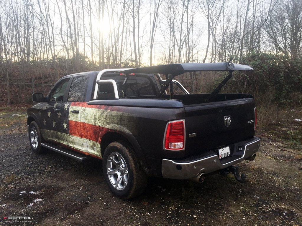 DODGE RAM 1500 QUAD-CAB TOPUP COVER  MED RULLESTANG