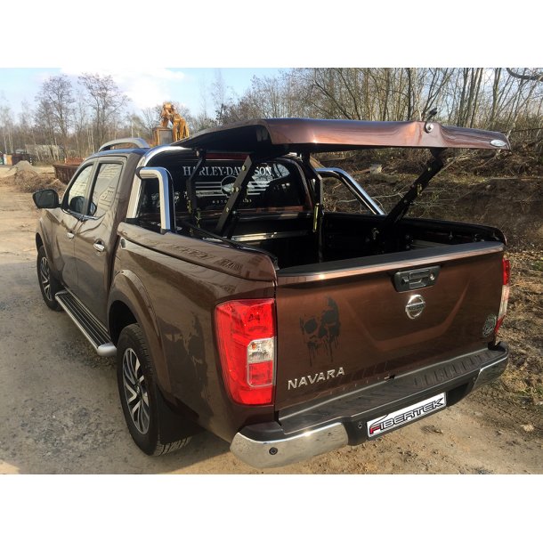 NISSAN NAVARA NP300 D-CAB TOPUP COVER  WITH ROLL BAR