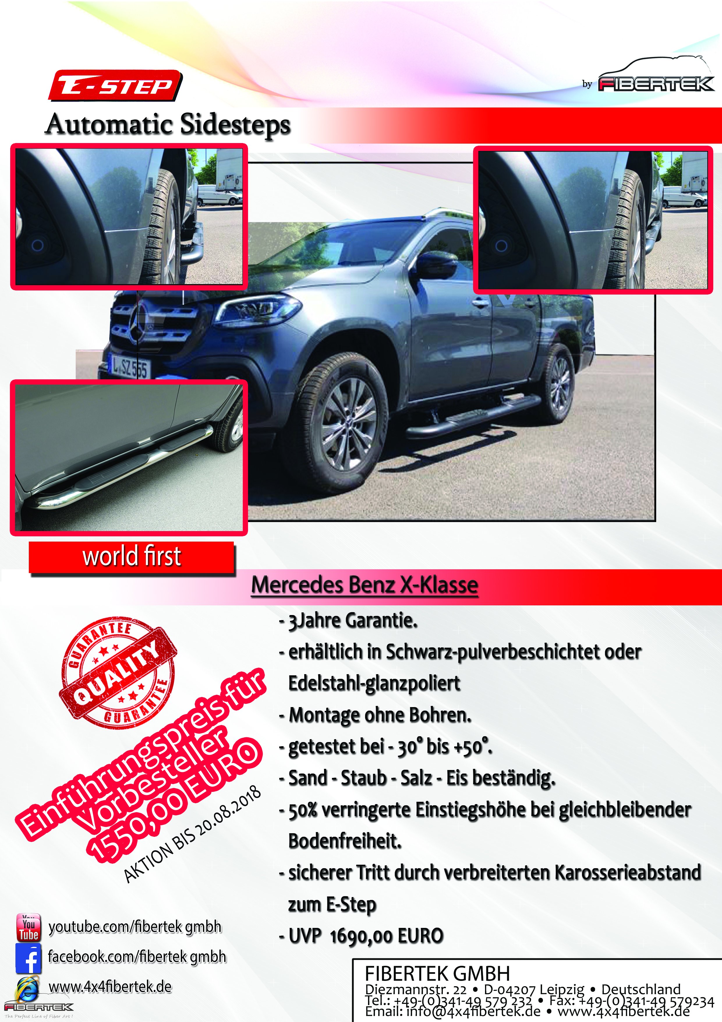 MERCEDES BENZ X-CLASS E-STEPS